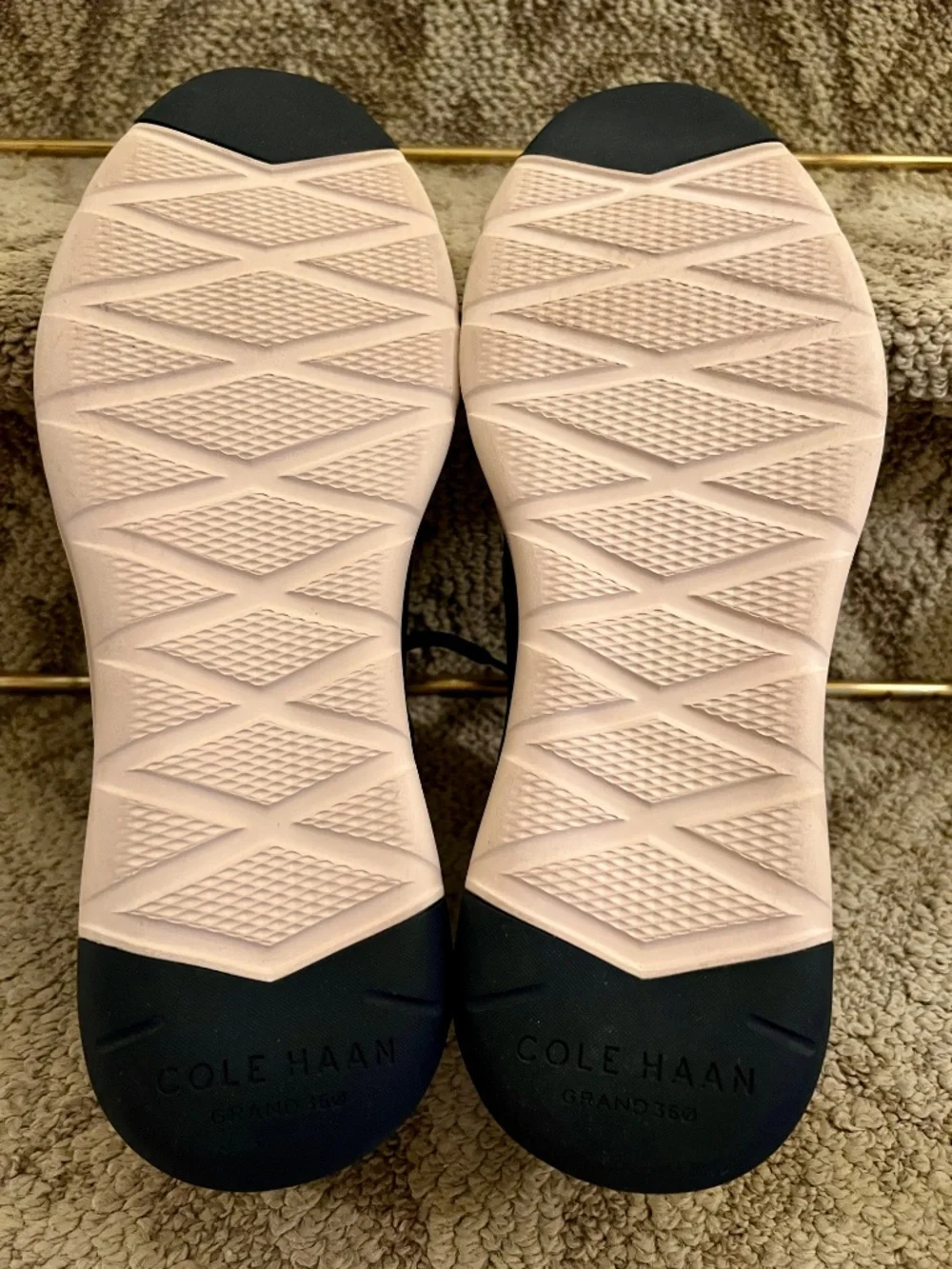 Men's Cole Haan ZeroGrand Atlantic Sneaker Shoes Marine Blue British Tan Size 13